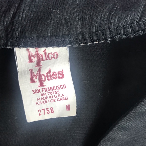 Malco Modes Black w/ Gold Detail Sailor Blouse - Picture 8 of 8